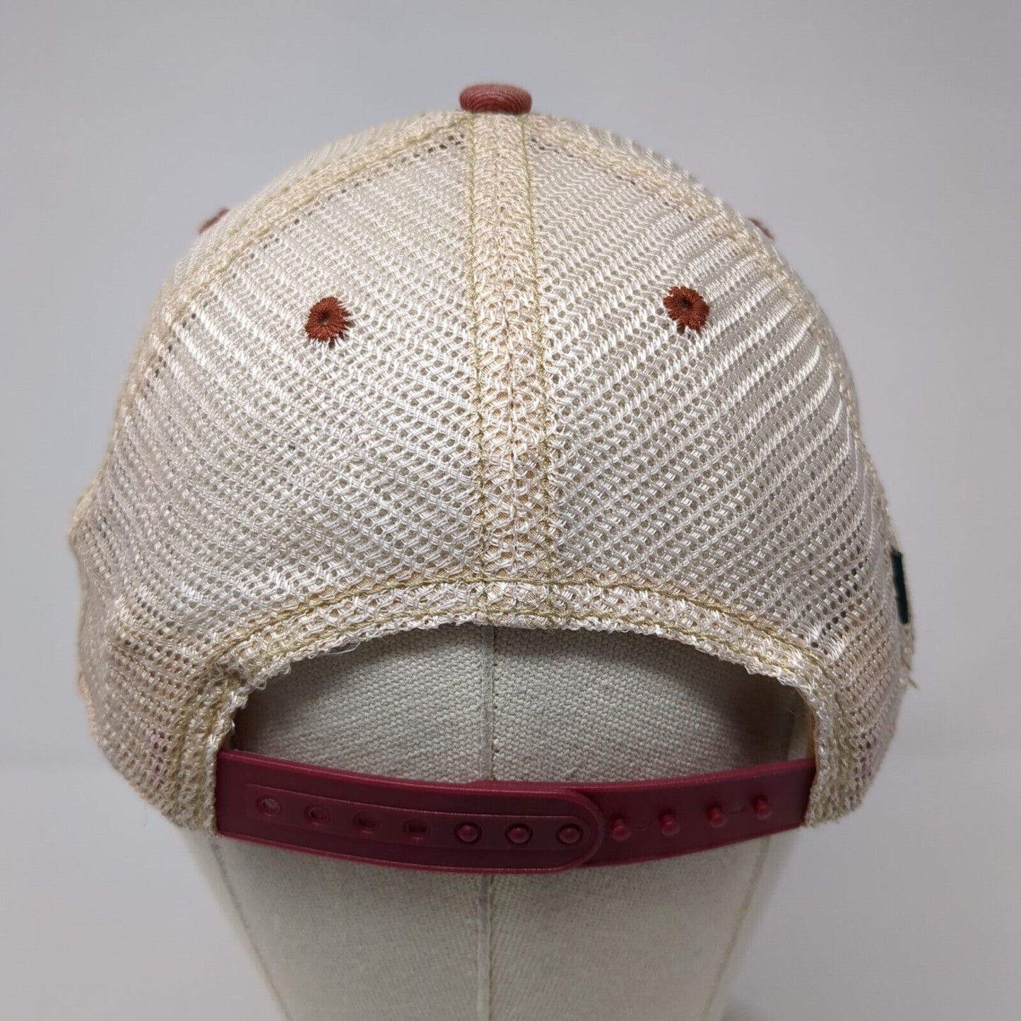 Catalina Snapback Mesh Back Trucker Hat Red OSFA Colorblock Legacy