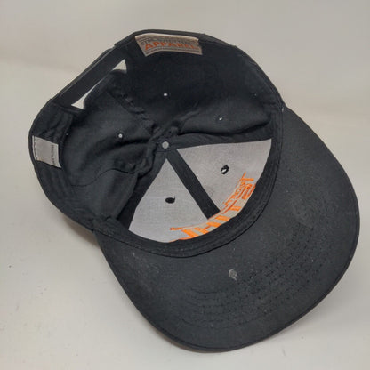 Team Stihl Men's Snapback Hat Black Orange Adjustable Embroidered Logo