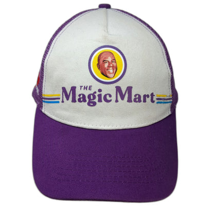 Trucker Hat Purple One Size Magic Johnson Magic Mart Capital One Mesh Snapback