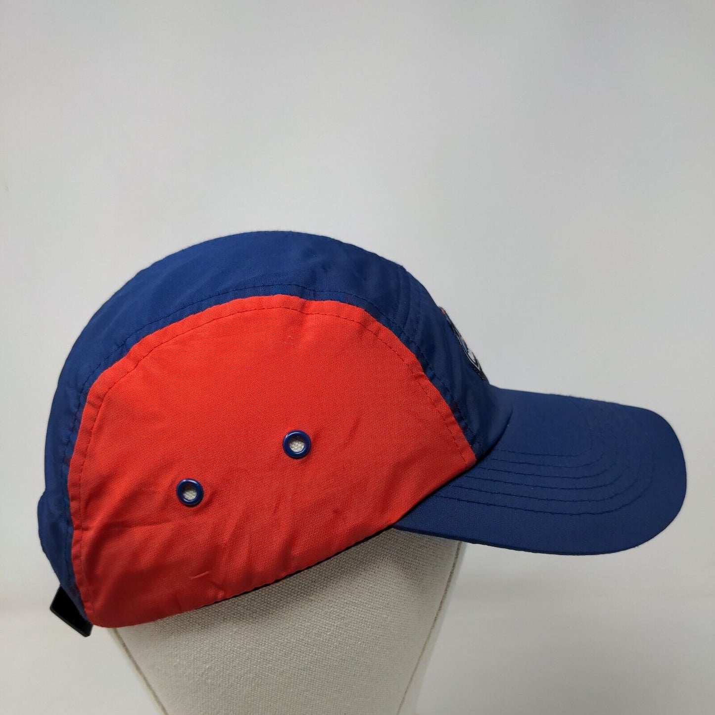 It's An Aldi Thing Strapback Hat Blue One Size Colorblock 5 Panel