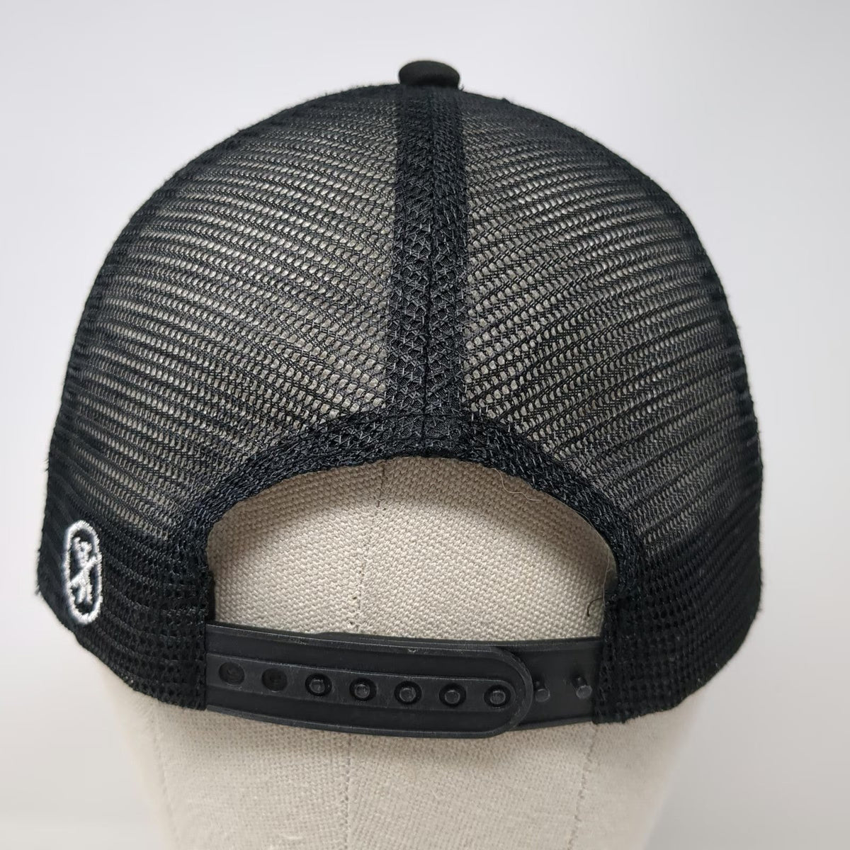 Trucker Hat Black One Size Mesh Back Snapback Foam Front Mama White Graphic