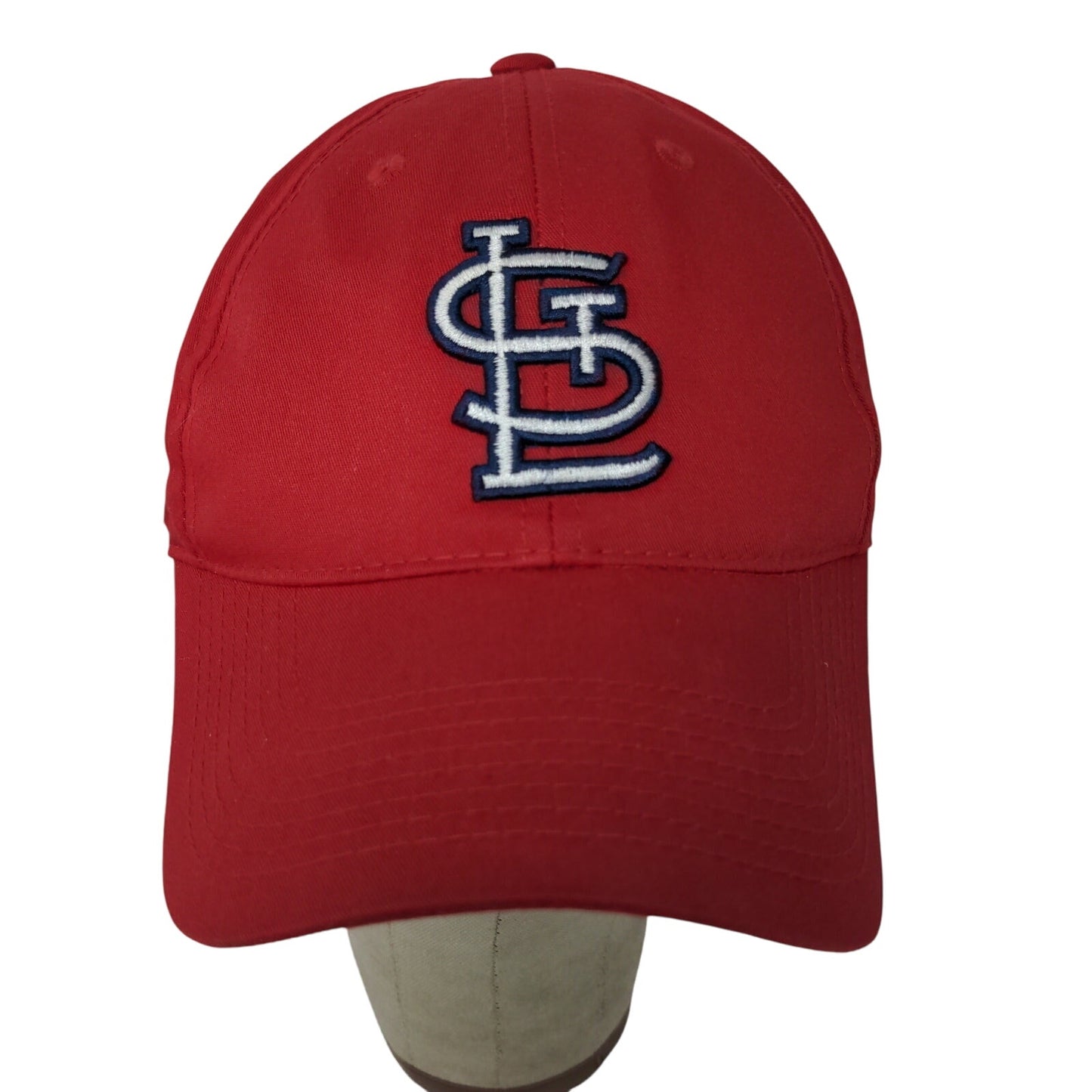 Team MLB St Louis Cardinals Strapback Hat Embroidered Logo Red