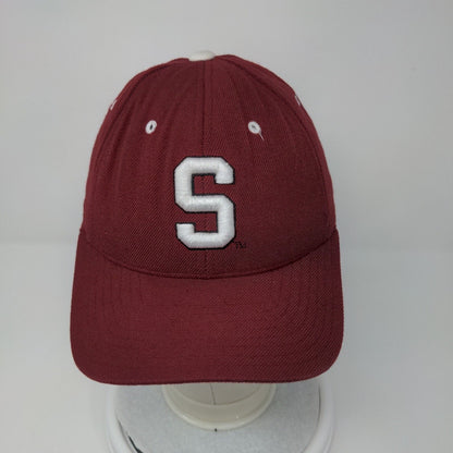 Stanford Cardinal Fitted Hat Colosseum Red Size 6 7/8 Embroidered Logo NCAA