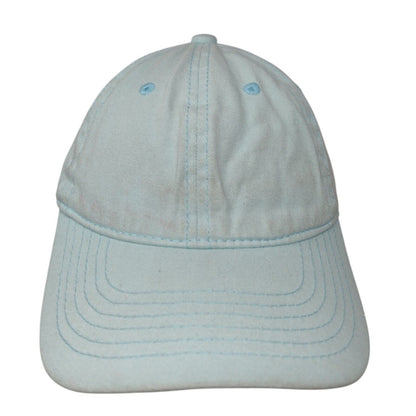 Chok Lids Skideback Hat Blue OSFA Adjustable Vented Holes 6 Panel Blank
