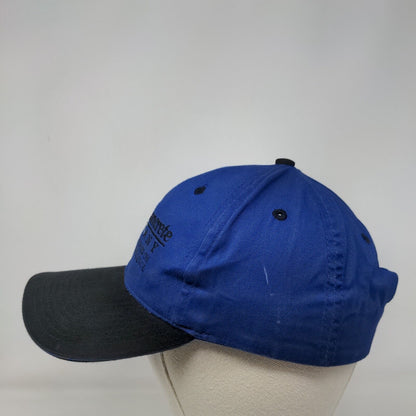 Idaho Concrete Company Slideback Hat Blue One Size Embroidered Colorblock