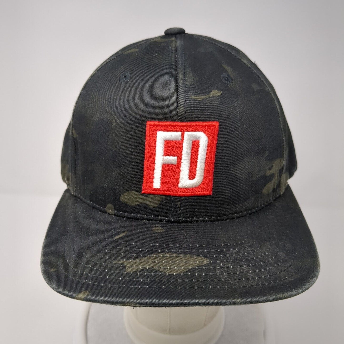 FD Snapback Hat Camouflage One Size Adjustable Embroidered The Classics Yupoong