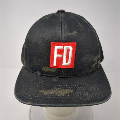 FD Snapback Hat Camouflage One Size Adjustable Embroidered The Classics Yupoong