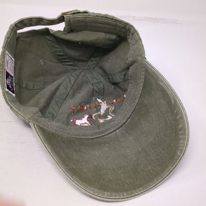 OTTO Baseball Cap Green OSFM Dead Horse Point Moab Utah Horse Embroidered Hat