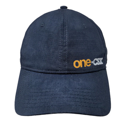 One-CSK Strapback Hat One Size Blue Adjustable Strap Vent Holes OC Headwear