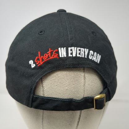 Baseball Cap Black One Size Monaco Rooster 2 Shots In Every Can Slideback Hat