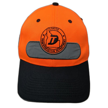 Mountaintop Marketing Baseball Cap Orange One Size Idaho Transportation Hat