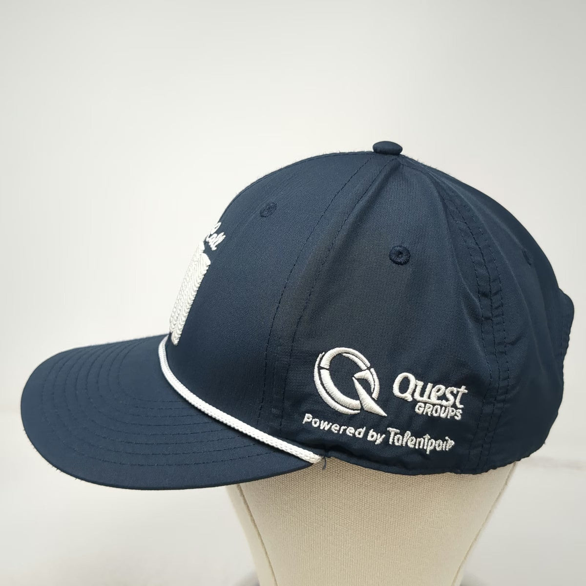 Pukka Snapback Hat Blue White One Size Rope Quest Groups Nutrition2Go Idaho Golf