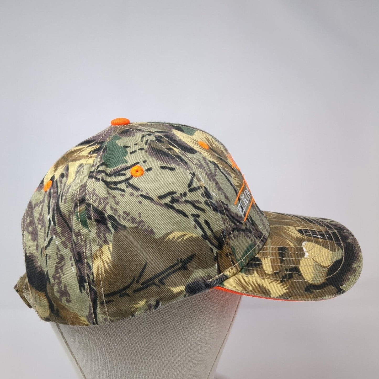 Elkins Dental Strapback Hat Camo One Size 6 Panel Embroidered Hunting