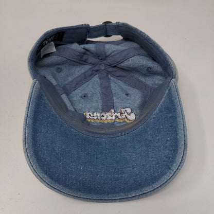Arizona Slideback Hat Blue OSFM Adjustable Embroidered 6 Panel Home Free