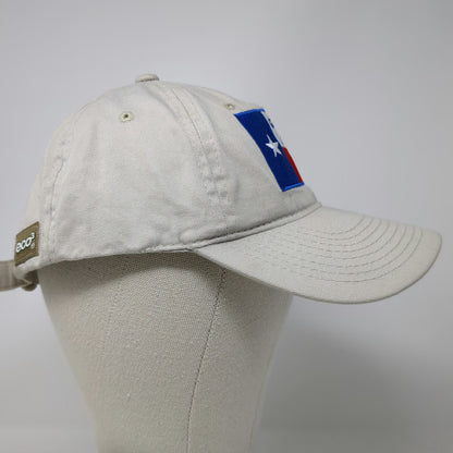 Eco3 Baseball Cap Beige One Size Gatlin Hall Texas Flag Willow City Organic Hat