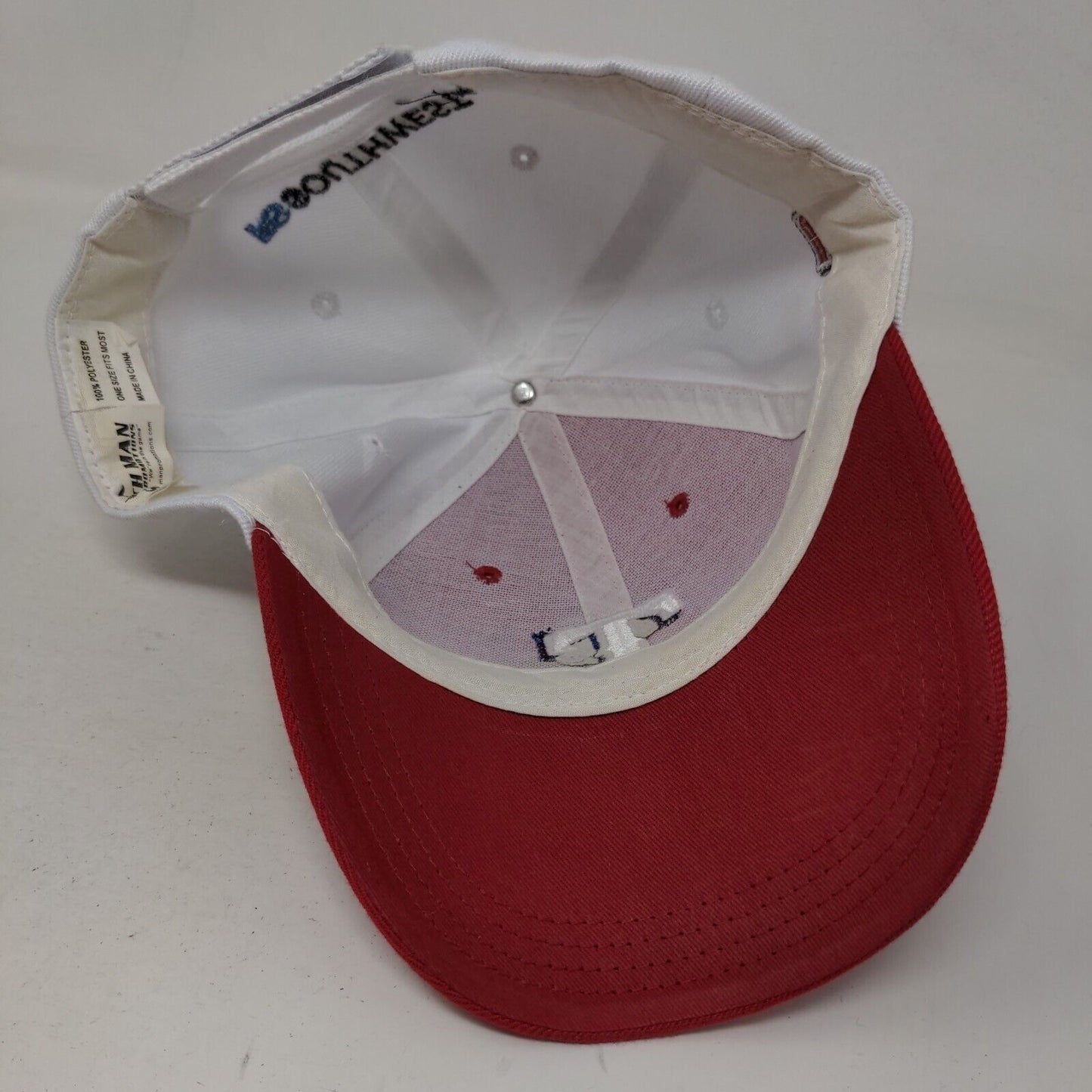 Texas Rangers Progressive 30/30 Club Strapback Hat Red OSFM Embroidered