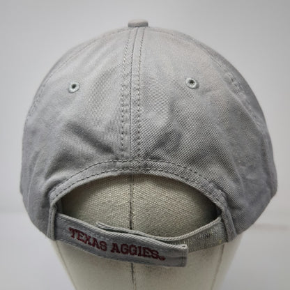 Texas A&M Aggies NCAA CC Creations Cap Hat Gray One Size Strapback ATM Red Logo