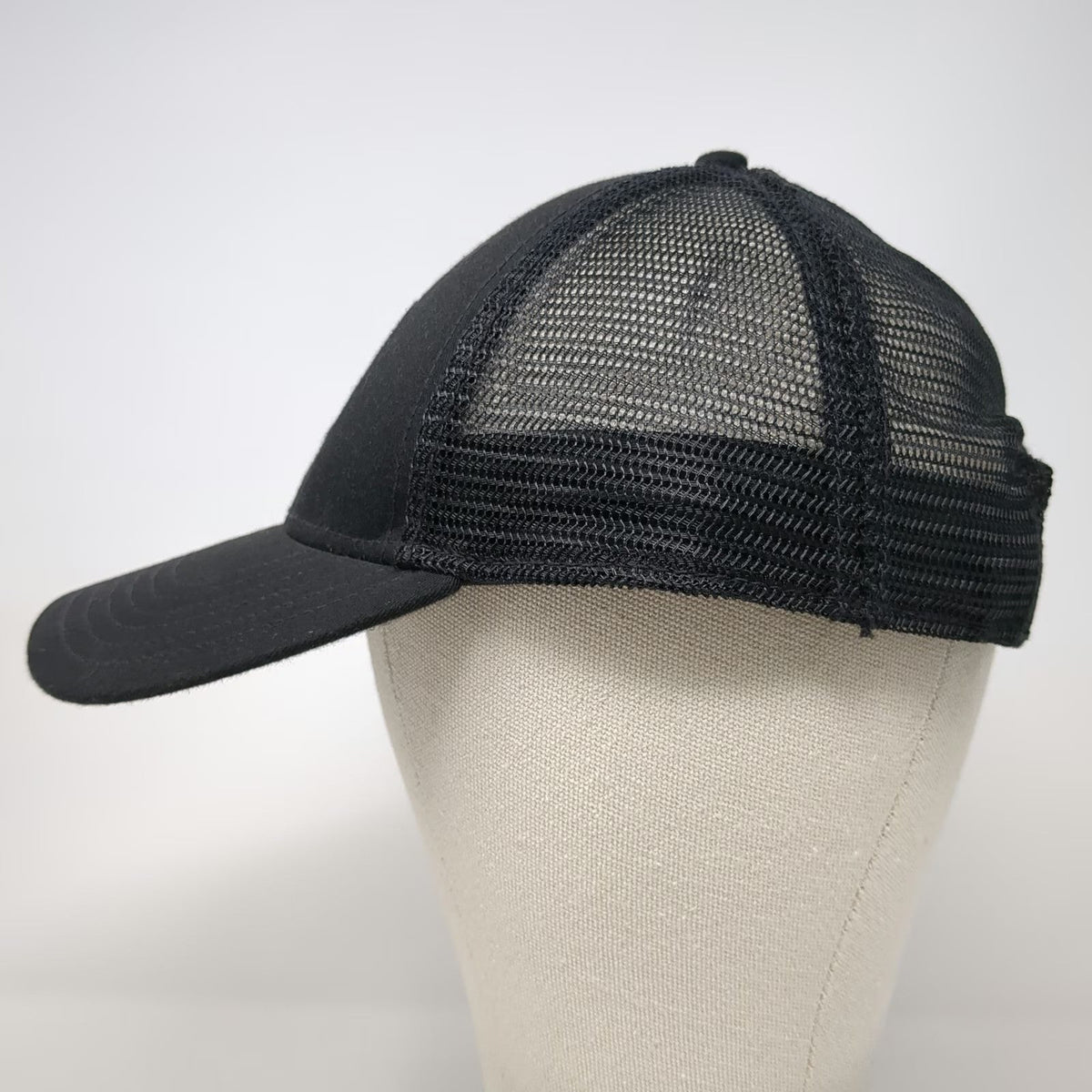 The North Face Trucker Hat Black One Size Snapback Mesh Desert Patch Mesa