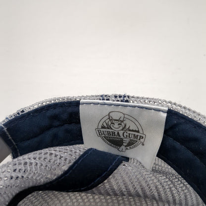 Bubba Gump Shrimp Co. Snapback Trucker Hat Blue One Size Adjustable Mesh Back