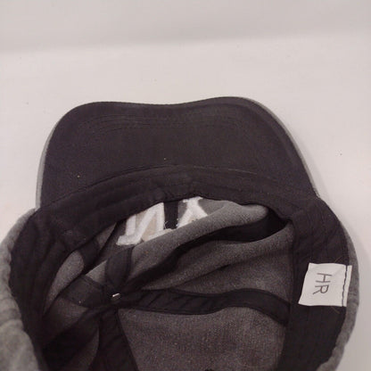 NY Slideback Hat Gray OSFA Adjustable Embroidered 6 Panel Solid
