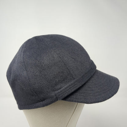 Vintage Kokin New York Women's Hat Black Blank Front Band Stretch