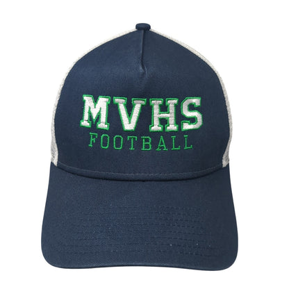 MVHS Football Trucker Hat Blue One Size Adjustable Embroidered 9Forty New Era
