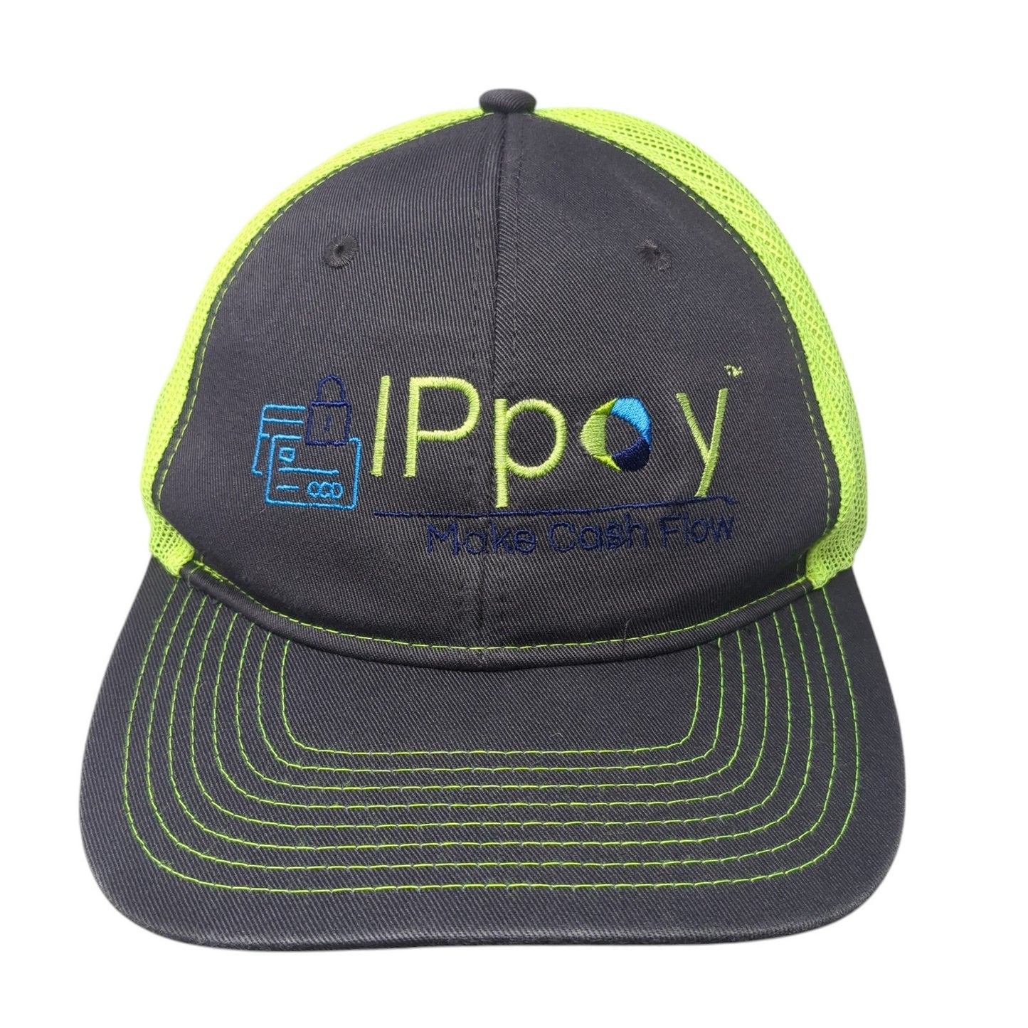 IP Poy Snapback Trucker Hat Multi One Size Mesh Back Port Authority