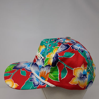 BMC West Building Materials Snapback Hat Multicolor OS Adjustable Floral Rope
