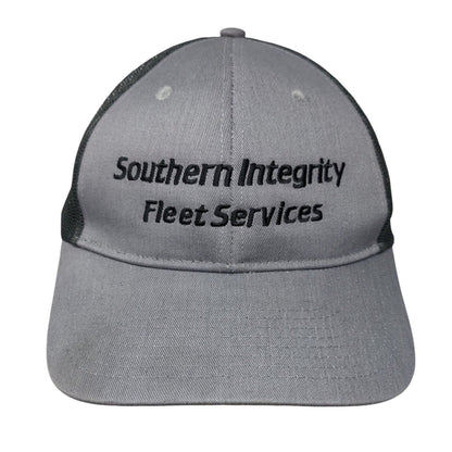 Southern Integrity Fleet Services Snapback Mesh Back Trucker Hat Gray One Size