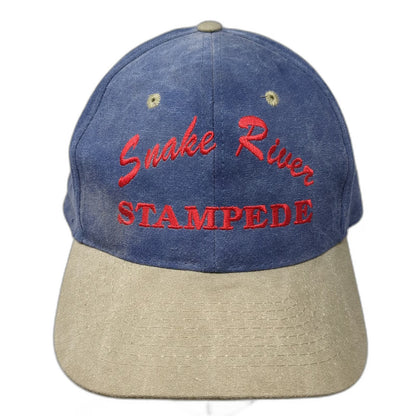 TEX KAP Baseball Cap Blue One Size Western Buckle Snake River Stampede Rodeo Hat
