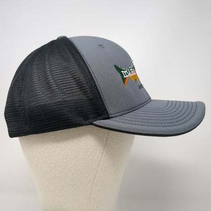 Richardson 172 Baseball Cap Gray XL Idaho Angler Boise Fishing Mesh Trout Hat