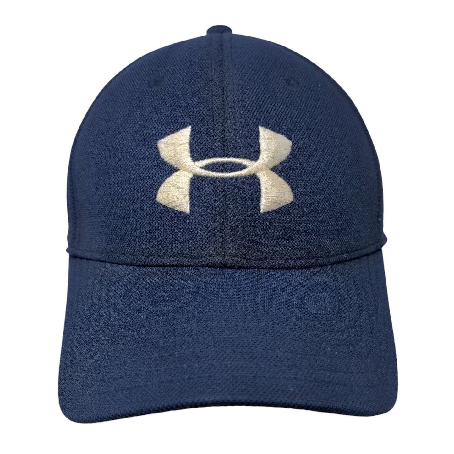 Under Armour HeatGear Fitted Hat Blue M/L Embroidered Protect This House