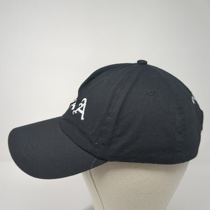 Cola The Nine Strapback Hat Black One Size Adjustable Embroidered