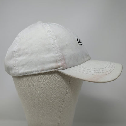 David and Young Baseball Cap White One Size Let It Bee Embroidered Slideback hat