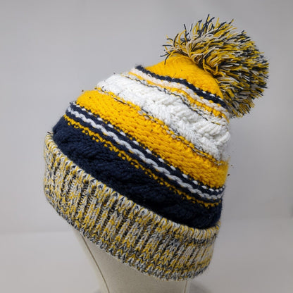 Mount Marty Knit Pom Pom Beanie Hat Multicolor One Size Sport-Tek