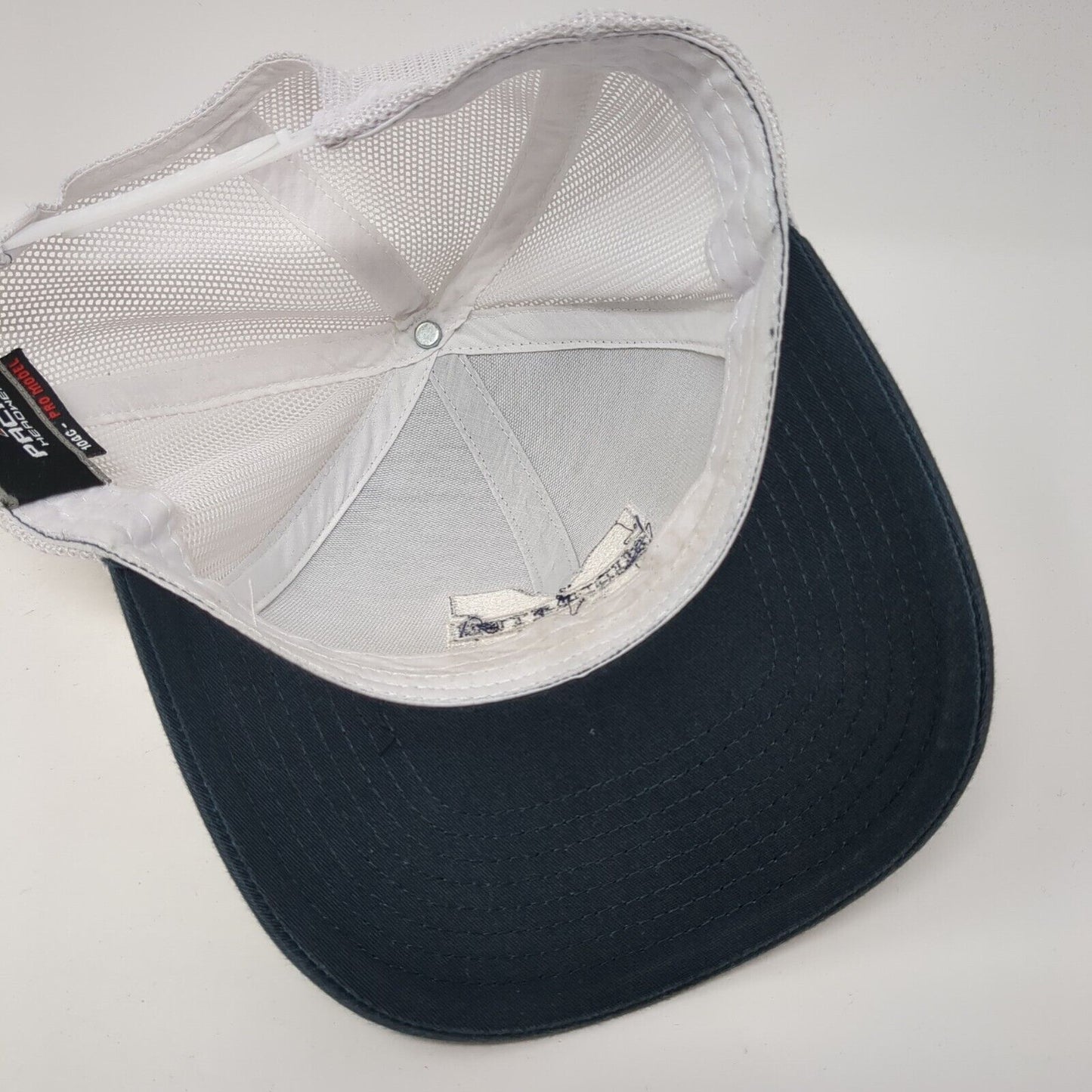 Middleton Snapback Mesh Back Trucker Hat Blue One Size Embroidered