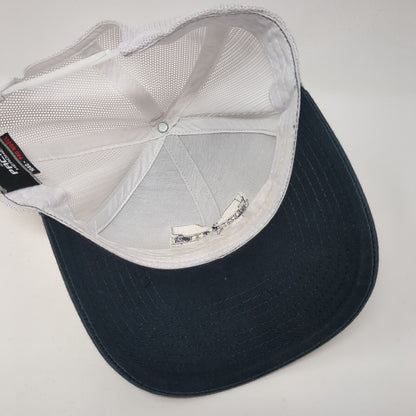 Middleton Snapback Mesh Back Trucker Hat Blue One Size Embroidered