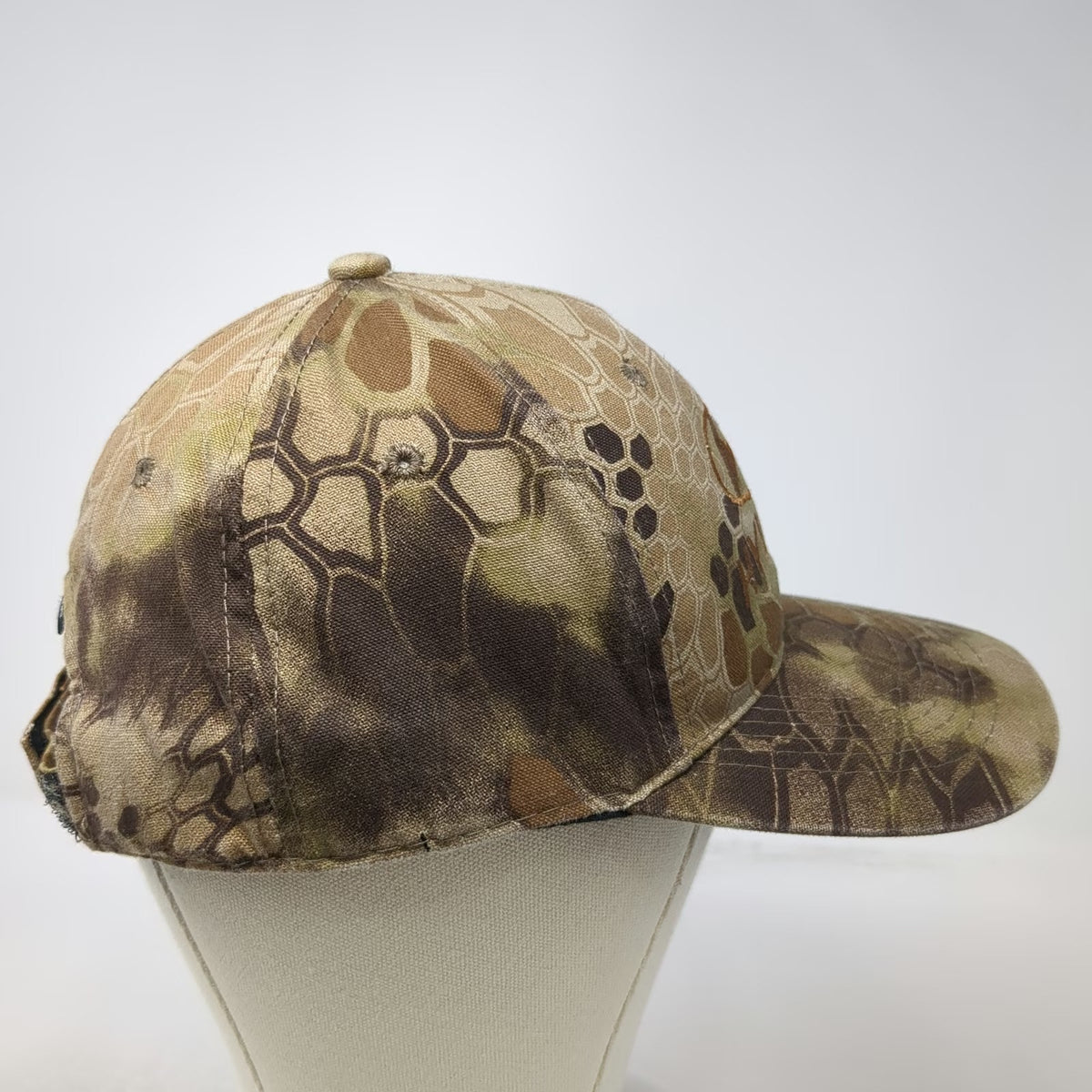 Kryptek Hyundai Baseball Cap Brown One Size Camo Logo Adjustable Strapback Hat