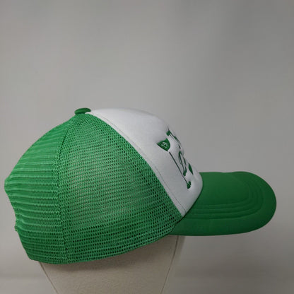 The Dubuissons Snapback Trucker Hat Green One Size Embroidered Mesh Back 5 Panel