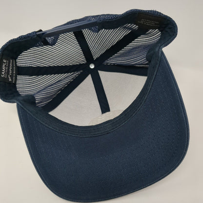 Rip Curl Made For Waves Since 1969 Snapback Trucker Hat Blue OS Mesh Yupoong