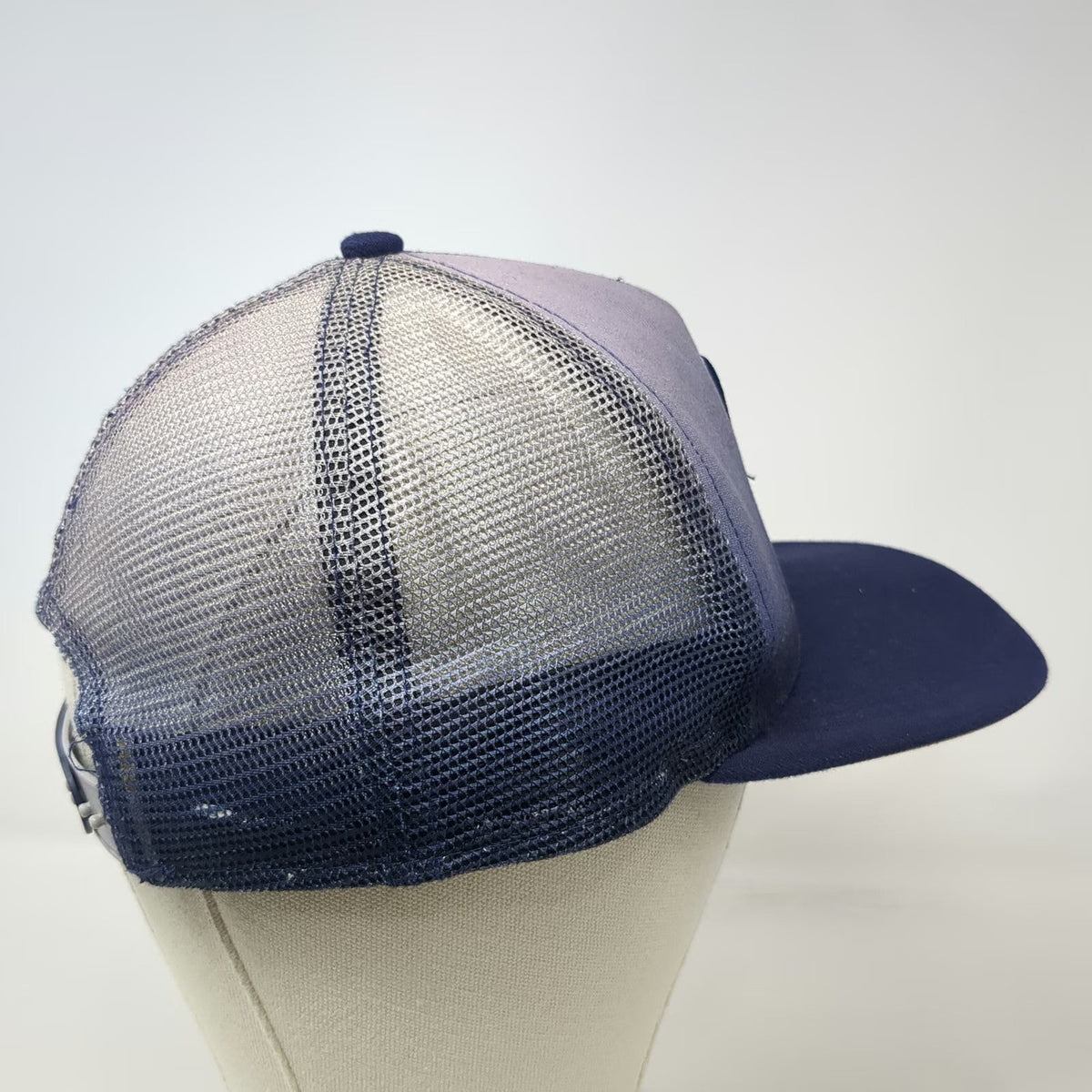 San Diego Padres MLB New Era Blue Trucker Hat L Mesh Snapback Ombre Gradient SD