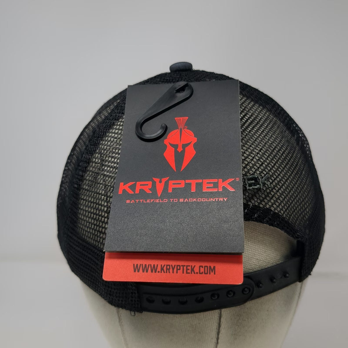 Kryptek Trucker Hat Gray OSFM Spartan Shield Typhon Camo Cooling Mesh Snapback