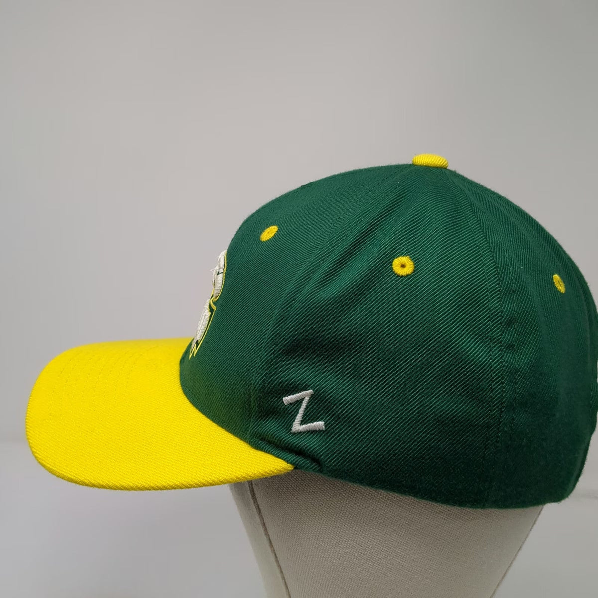 Zephyr Concordia Eagles NCAA Green Yellow One Size Strapback Cap Hat CUI Logo