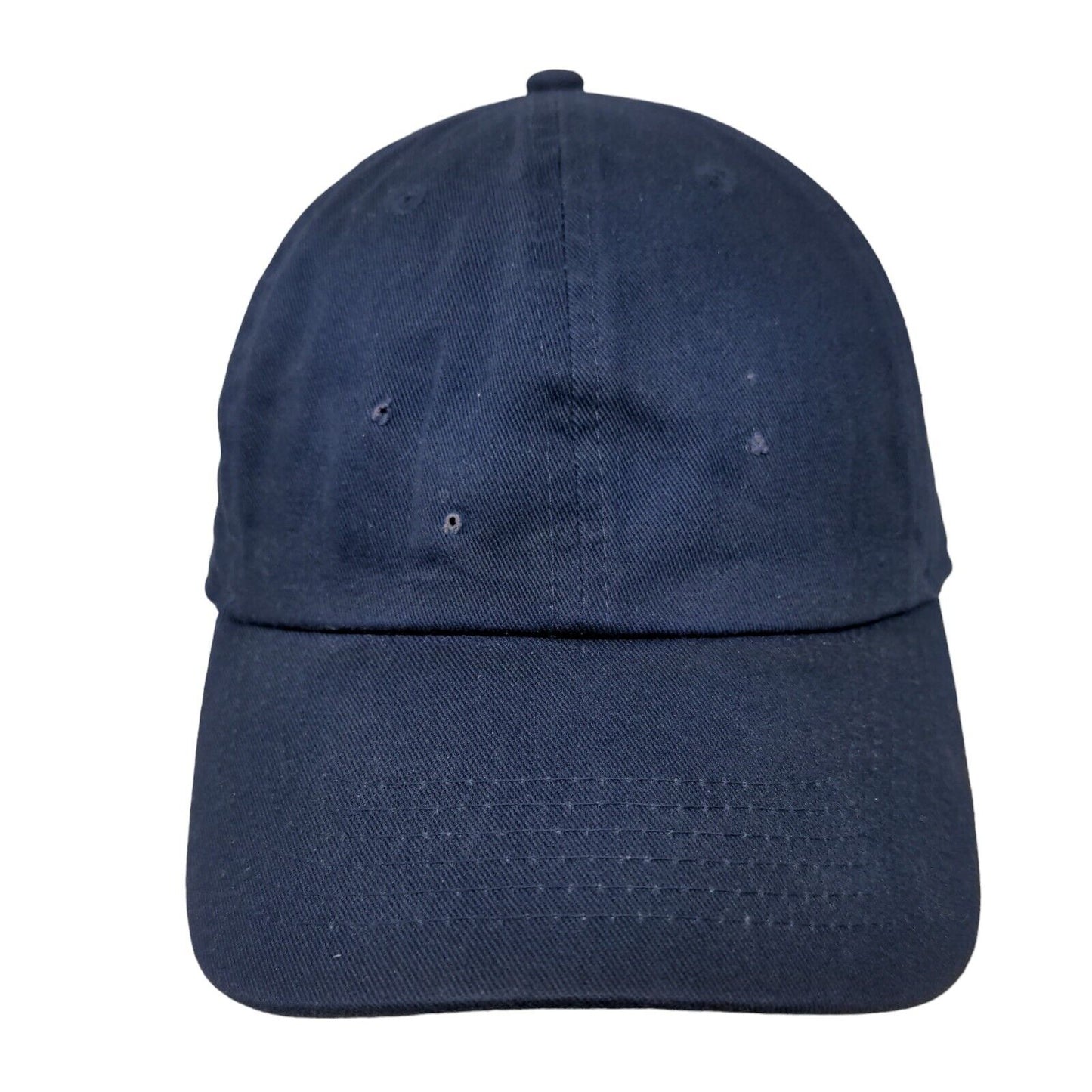 Falari Slideback Hat Blue OSFA Adjustable 6 Panel Vent Holes Blank