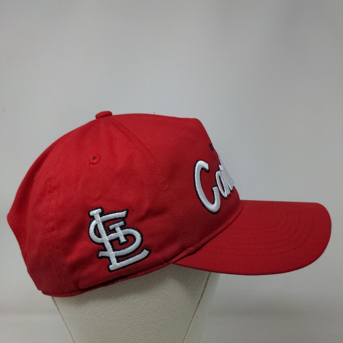 '47 Brand Men's Snapback Hat Red OSFA Embroidered St. Louis Cardinals Logo