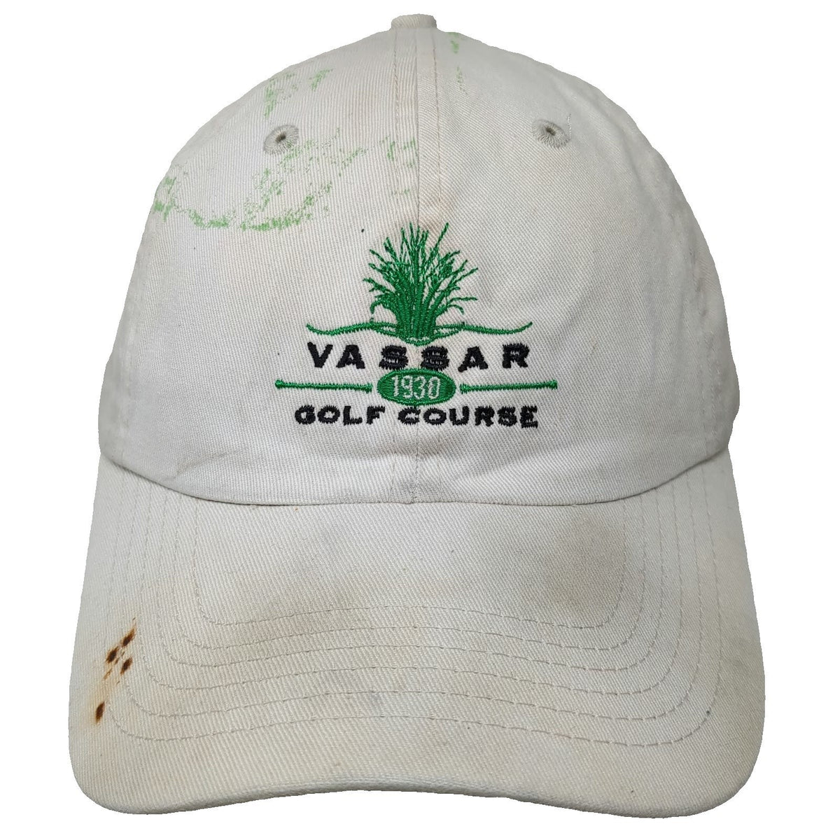 Imperial Baseball Cap Beige One Size Cotton Strapback Vassar Golf Course Hat