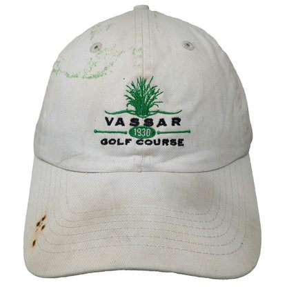 Imperial Baseball Cap Beige One Size Cotton Strapback Vassar Golf Course Hat