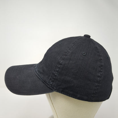 Unbranded Slideback Hat Black One Size Adjustable Blank Vent Holes