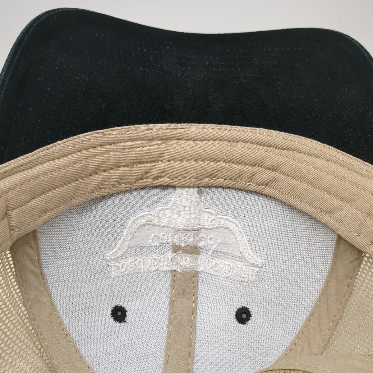 Otto Trucker Hat Black One Size Load'Em In The Dark Cattle Co Mesh Snapback