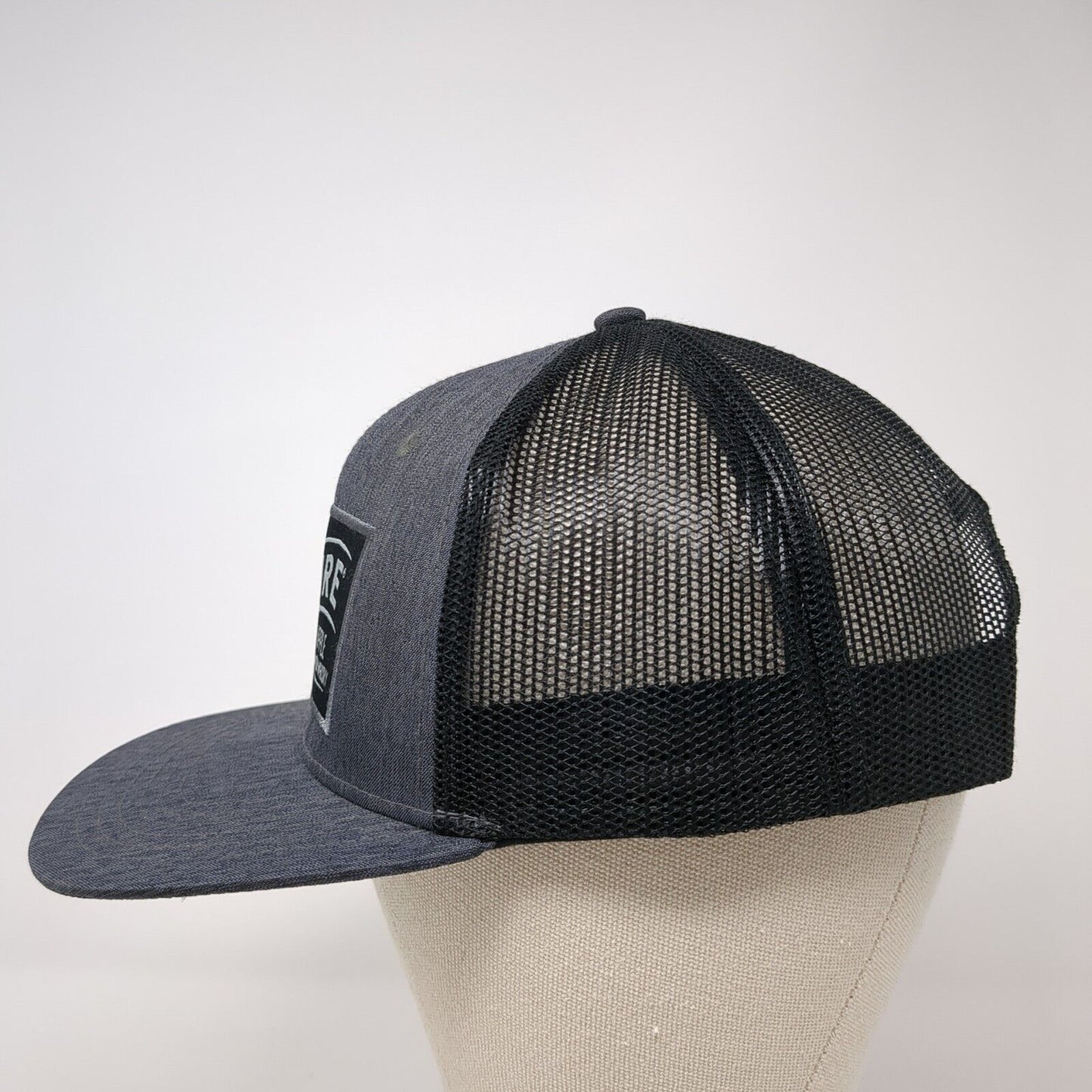 Sinfire Snapback Trucker Hat Gray One Size Adjustable Embroidered Mesh Back